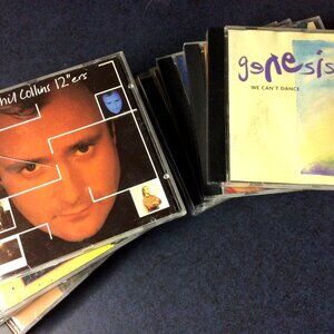 10 CD's, Men Musicians, Prince, Collins, Sting, Billy Joel, etc